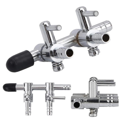 Fish Tank Oxygen Pipe Stainless Steel Distributor Oxygen Regulating Valve, Specification: Five Heads - Air Pumps by buy2fix | Online Shopping UK | buy2fix
