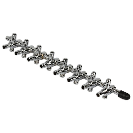 Fish Tank Oxygen Pipe Stainless Steel Distributor Oxygen Regulating Valve, Specification: Eight Heads - Air Pumps by buy2fix | Online Shopping UK | buy2fix