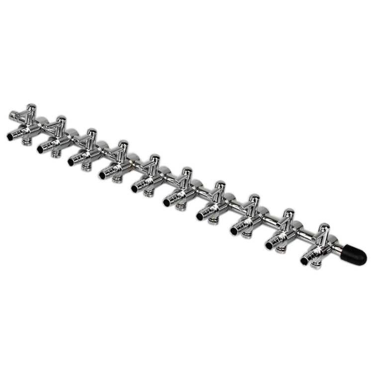 Fish Tank Oxygen Pipe Stainless Steel Distributor Oxygen Regulating Valve, Specification: Ten Heads - Air Pumps by buy2fix | Online Shopping UK | buy2fix