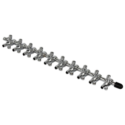 Fish Tank Oxygen Pipe Stainless Steel Distributor Oxygen Regulating Valve, Specification: Ten Heads - Air Pumps by buy2fix | Online Shopping UK | buy2fix