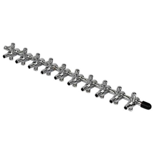 Fish Tank Oxygen Pipe Stainless Steel Distributor Oxygen Regulating Valve, Specification: Ten Heads - Air Pumps by buy2fix | Online Shopping UK | buy2fix