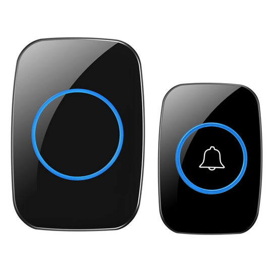 CACAZI A10 300m Long Range No Battery Waterproof LED Light Smart Wireless Doorbell, EU Plug - Wireless Doorbell by CACAZI | Online Shopping UK | buy2fix