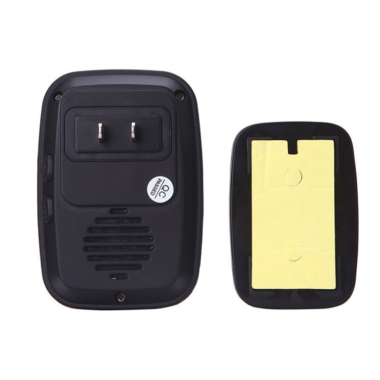 CACAZI A10 300m Long Range No Battery Waterproof LED Light Smart Wireless Doorbell, EU Plug - Wireless Doorbell by CACAZI | Online Shopping UK | buy2fix