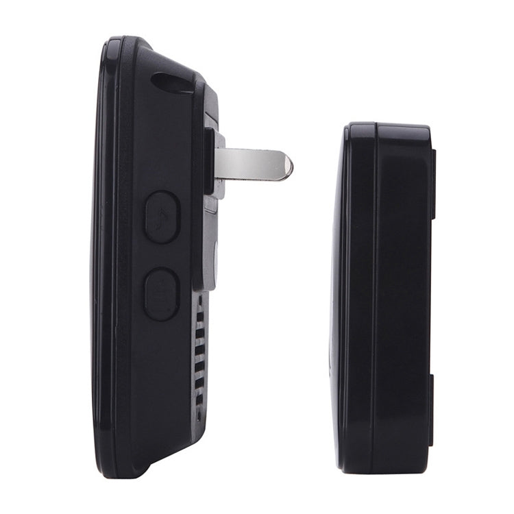 CACAZI A10 300m Long Range No Battery Waterproof LED Light Smart Wireless Doorbell, EU Plug - Wireless Doorbell by CACAZI | Online Shopping UK | buy2fix