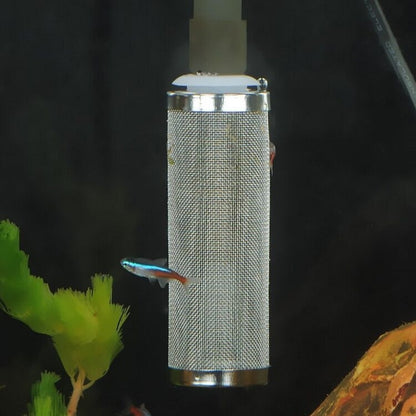 Stainless Steel Water Inlet Protective Cover Fish Tank Aquarium Filter Water Inlet Suction Filter Cover, Specification: White 12mm - Filters & Accessories by buy2fix | Online Shopping UK | buy2fix