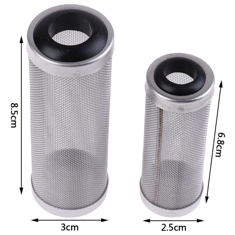 Stainless Steel Water Inlet Protective Cover Fish Tank Aquarium Filter Water Inlet Suction Filter Cover, Specification: Black 12mm - Filters & Accessories by buy2fix | Online Shopping UK | buy2fix