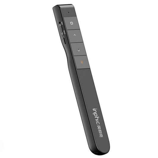 Inphic PL1 Wireless Pointer Laser Remote Control Pen Office PPT Flip Pen Multimedia Projection Red Laser Pen, Colour: Battery Black -  by Inphic | Online Shopping UK | buy2fix