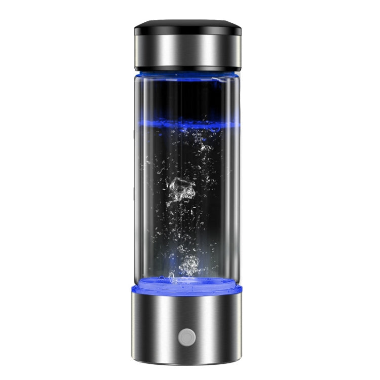 Portable Health Hydrogen-Rich Water Cup High-Concentration Negative Ion Electrolysis Generator, Capacity: 450ml(Black) by buy2fix