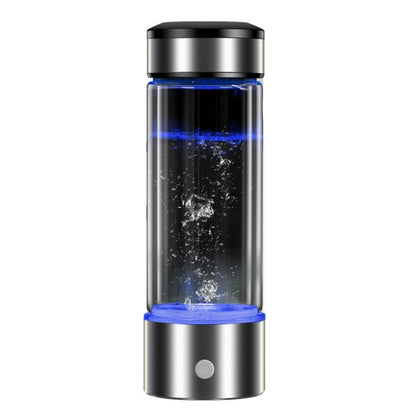 Portable Health Hydrogen-Rich Water Cup High-Concentration Negative Ion Electrolysis Generator, Capacity: 450ml(Black) by buy2fix