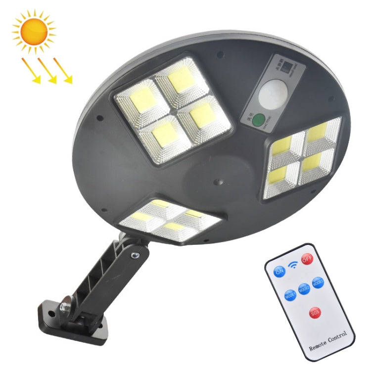 144 COB Solar Human Body Sensor Street Light Garden Wall Light with Remote Control Outdoor Security Light by buy2fix