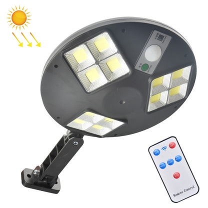 144 COB Solar Human Body Sensor Street Light Garden Wall Light with Remote Control Outdoor Security Light by buy2fix