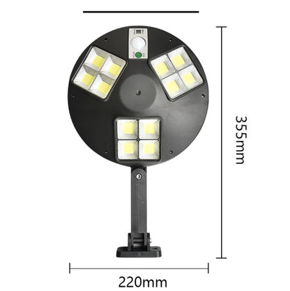 144 COB Solar Human Body Sensor Street Light Garden Wall Light with Remote Control Outdoor Security Light by buy2fix