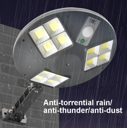 144 COB Solar Human Body Sensor Street Light Garden Wall Light with Remote Control Outdoor Security Light by buy2fix