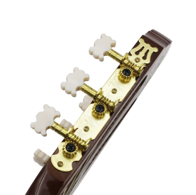 Guitar Knob Gear Type Snap Pegs Alloy Base Knobs(Y-03) - String Instrument Accessories by buy2fix | Online Shopping UK | buy2fix