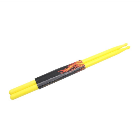 2 PCS Drumsticks Drum Kits Accessories Nylon Drumsticks, Colour: Yellow - Percussion Accessories by buy2fix | Online Shopping UK | buy2fix