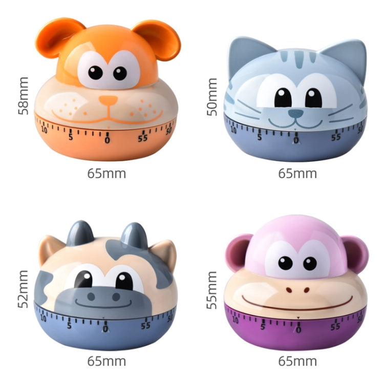 Kitchen Mechanical Timer Cartoon 60 Minutes Timer Baking Cooking Reminder(Puppy) - Digital Countdown by buy2fix | Online Shopping UK | buy2fix