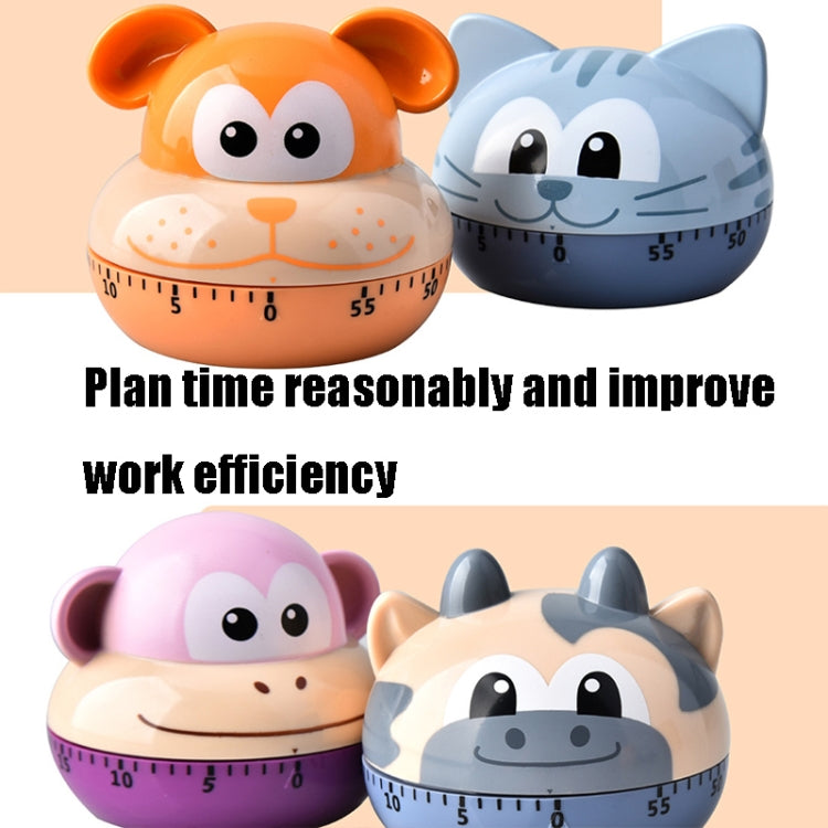 Kitchen Mechanical Timer Cartoon 60 Minutes Timer Baking Cooking Reminder(Puppy) - Digital Countdown by buy2fix | Online Shopping UK | buy2fix