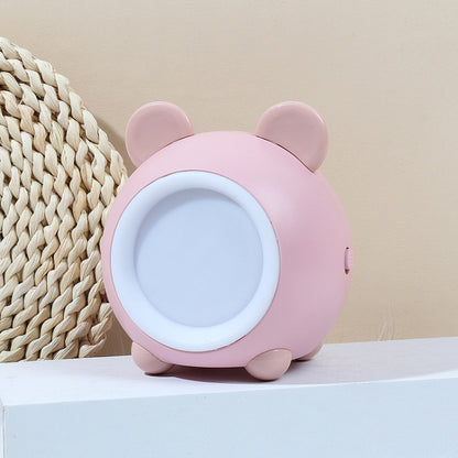XY010 2 PCS Cute Pet Night Light LED Touch Dimming Dormitory Bedside Light(Pink Bear) by buy2fix