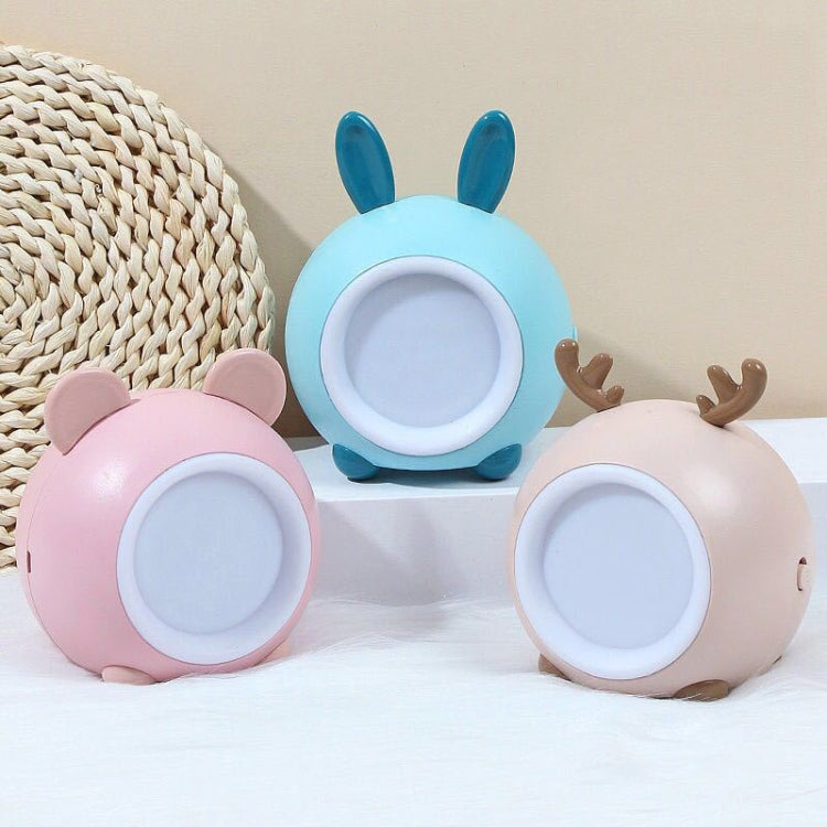 XY010 2 PCS Cute Pet Night Light LED Touch Dimming Dormitory Bedside Light(Pink Bear) by buy2fix