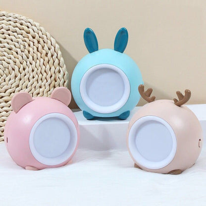 XY010 2 PCS Cute Pet Night Light LED Touch Dimming Dormitory Bedside Light(Pink Bear) by buy2fix