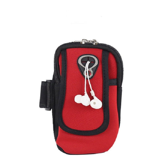 Running Mobile Phone Arm Bag Sports Mobile Phone Arm Sleeve(Red) - Other by buy2fix | Online Shopping UK | buy2fix