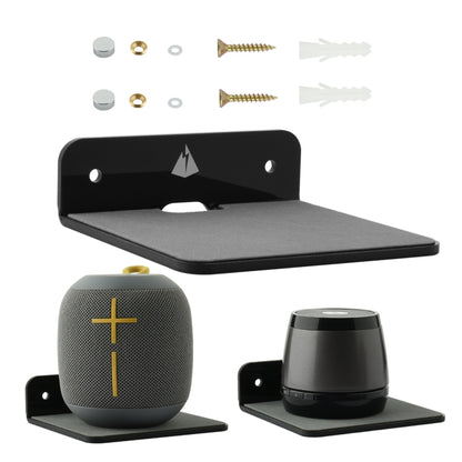 Bluetooth Speaker Wall Storage Bracket Bedside Speaker Phone Charging Bracket(Black) - Speaker Bracket by buy2fix | Online Shopping UK | buy2fix