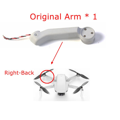 For DJI Mavic Mini Drone Arm With Motor Repair Parts (Right Rear Arm) - DJI Mini Series by buy2fix | Online Shopping UK | buy2fix