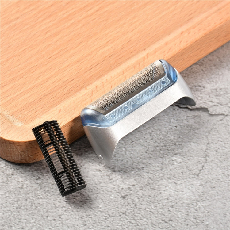 20S Razor Blade Mesh Cutter Head For Braun(Silver) - Shavers Parts by buy2fix | Online Shopping UK | buy2fix
