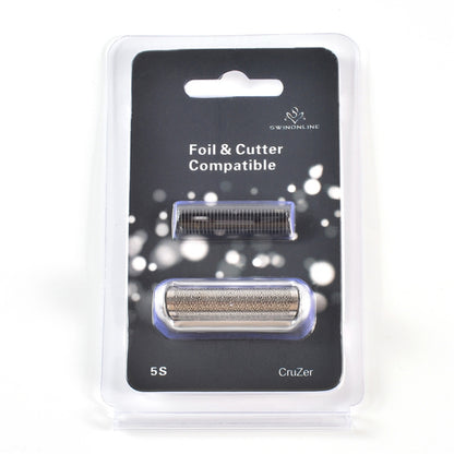5S Razor Blade Mesh Cutter Head Set For Braun(Silver) - Shavers Parts by buy2fix | Online Shopping UK | buy2fix