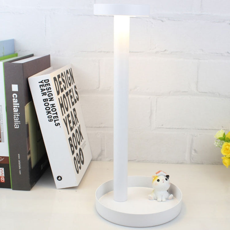 BC965 Student Eye Protection USB Waterproof LED Table Lamp Bedside Bar Table Lamp, Colour: White Storage by buy2fix