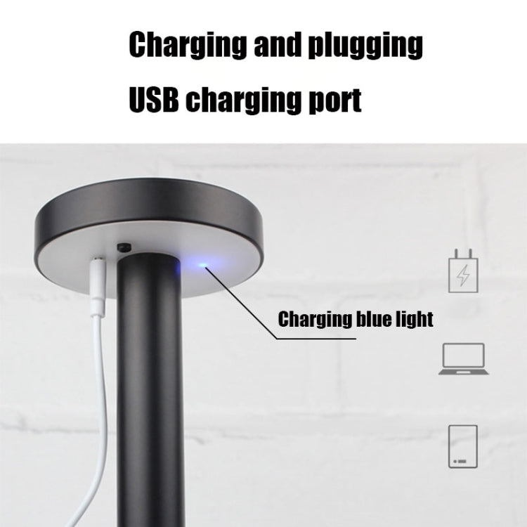 BC965 Student Eye Protection USB Waterproof LED Table Lamp Bedside Bar Table Lamp, Colour: White Storage by buy2fix