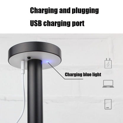 BC965 Student Eye Protection USB Waterproof LED Table Lamp Bedside Bar Table Lamp, Colour: White Storage by buy2fix