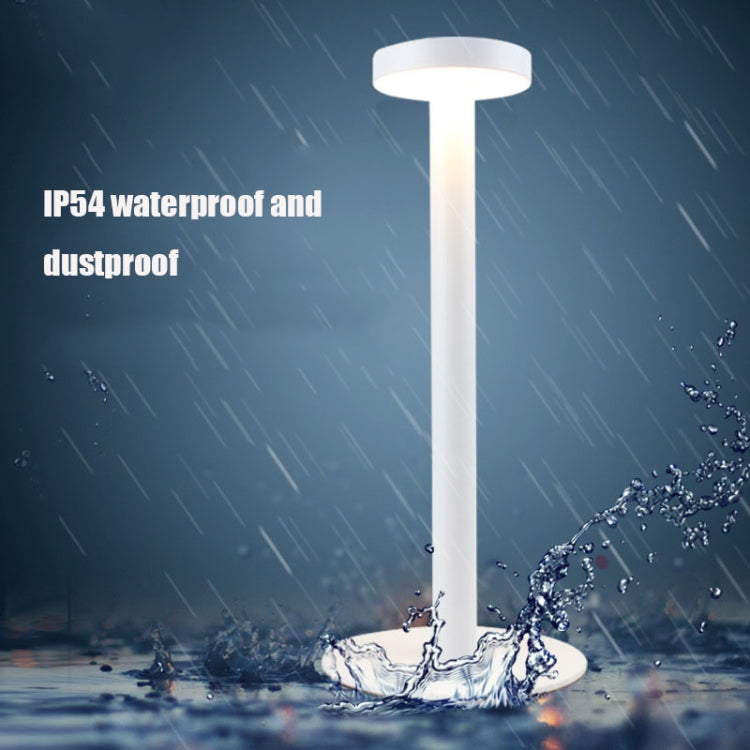 BC965 Student Eye Protection USB Waterproof LED Table Lamp Bedside Bar Table Lamp, Colour: White Storage by buy2fix