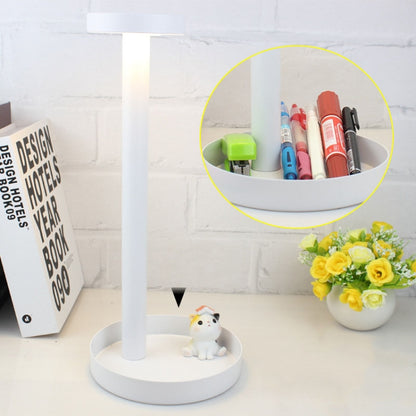 BC965 Student Eye Protection USB Waterproof LED Table Lamp Bedside Bar Table Lamp, Colour: White Storage by buy2fix