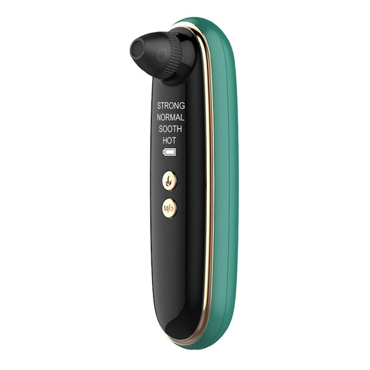 Visualized Hot Compress Blackhead Suction Device Pore Cleaner and Bubble Export Instrument(Green)