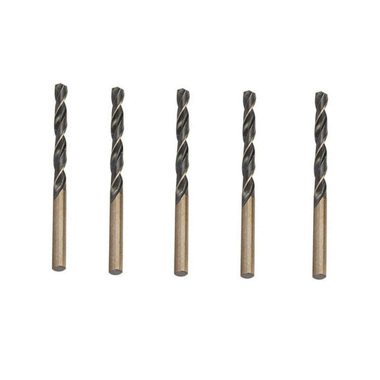 5 PCS 10mm Steel Plate High-Speed Steel 4341 Black Yellow Twist Drill