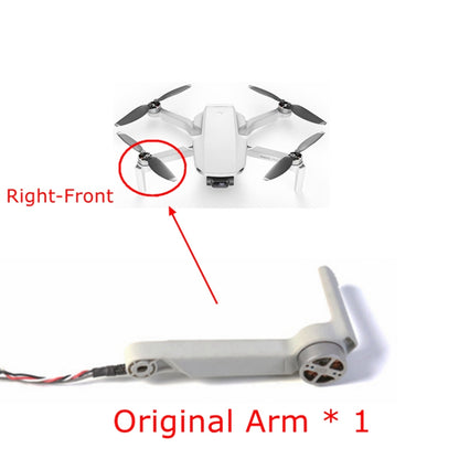 For DJI Mavic Mini Drone Arm With Motor Repair Parts (Right Front Arm) - DJI Mini Series by buy2fix | Online Shopping UK | buy2fix