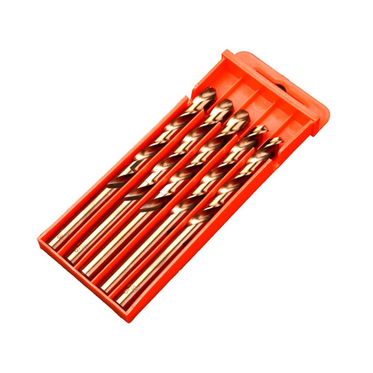 5pcs / Pack 11.0mm High Speed Steel M35 Cobalt-Containing Twist Drill Fully Ground Stainless Steel Drill Bit