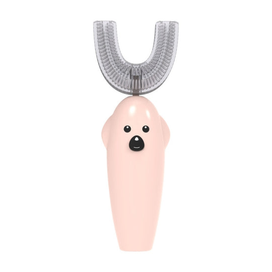 U-Shaped Children Ultrasonic Electric Toothbrush Disinfection And Drying Dmart Toothbrush(Pink)