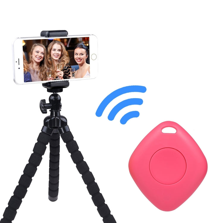 3 PCS Bluetooth Remote Control Diamond-Shaped Selfie Mobile Phone Camera Remote Control(Pink) - Phone Remote Control by buy2fix | Online Shopping UK | buy2fix