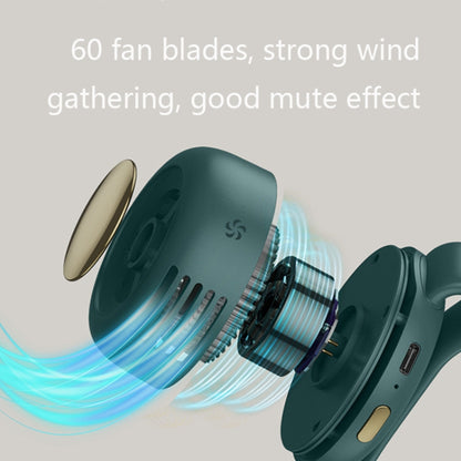 MF019 Small Whirlwind Leafless Fan Portable Clip Waist Fan(White) - Electric Fans by buy2fix | Online Shopping UK | buy2fix