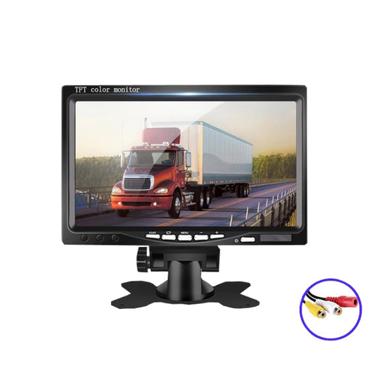 YB-700A 7 Inch Car Display Truck Car Reversing Image HD Monitoring Bus Reversing Display, Specification: AV Interface(1024 x 600) - Rearview Monitors by buy2fix | Online Shopping UK | buy2fix