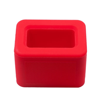 Safety Belt Holder Silicone Buckle Protective Cover(Red) by buy2fix