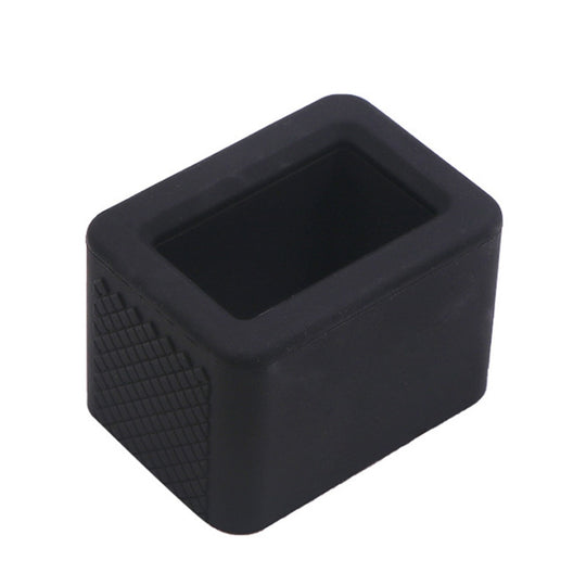 Safety Belt Holder Silicone Buckle Protective Cover(Black)