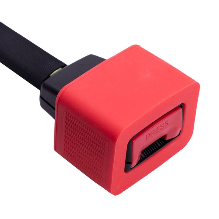 Safety Belt Holder Silicone Buckle Protective Cover(Red) by buy2fix