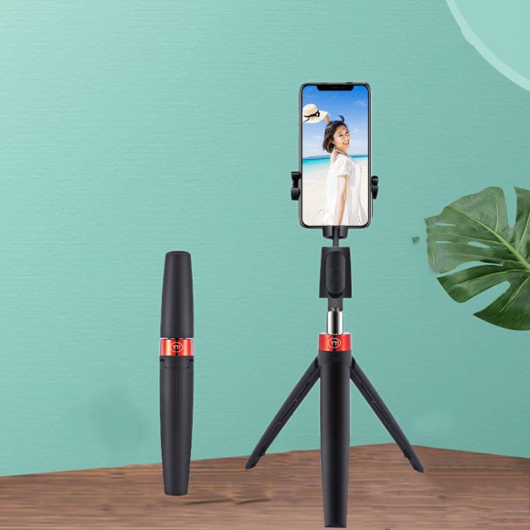 Bluetooth Selfie Stick Integrated Video Broadcasting Tripod Selfie Stick(White) - Selfie Sticks by buy2fix | Online Shopping UK | buy2fix