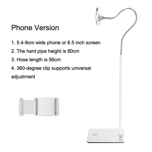 SSKY L6 Bedside Sofa Live Landing Phone Tablet Computer Bracket, Style: Phone Version (White) - Lazy Bracket by SSKY | Online Shopping UK | buy2fix