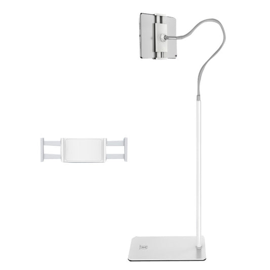 SSKY L6 Bedside Sofa Live Landing Phone Tablet Computer Bracket, Style: Base Heavy Version (White) - Lazy Bracket by SSKY | Online Shopping UK | buy2fix