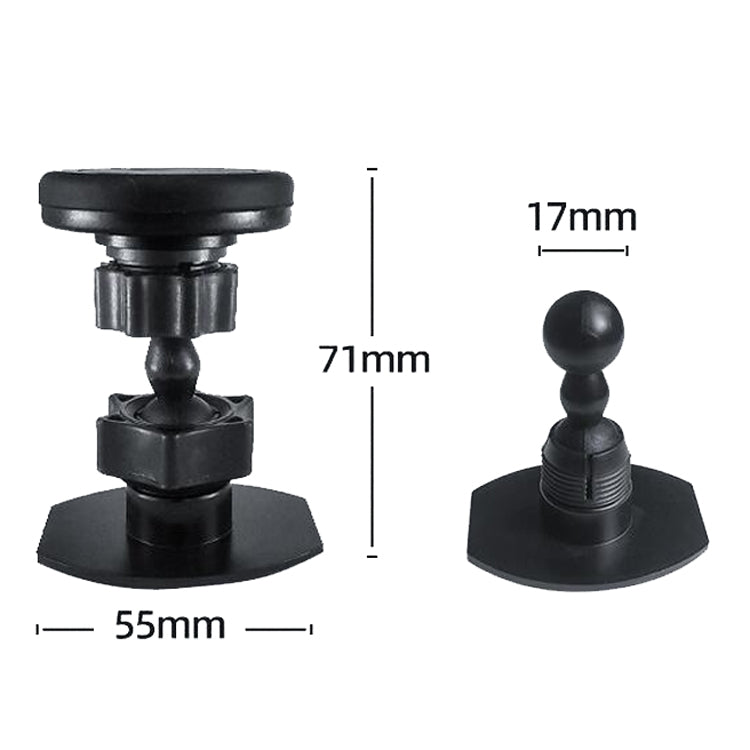ZC07 Mini Gimbal Camera Bracket Desktop Mobile Phone Bracket Recorder Car Bracket Magnet Paste for Phones - Desktop Holder by buy2fix | Online Shopping UK | buy2fix