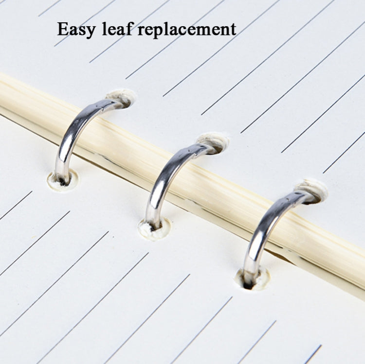 A5 Multi-Function Fingerprint Unlocking Notebook Can Record 10 Fingerprints, Specification: Only With Fingerprint Lock(Cowhide Pink) by buy2fix